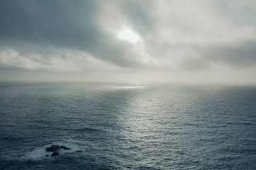 Fototapeta premium storm over the sea