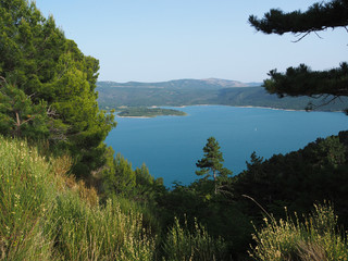 Fototapeta na wymiar lac de Ste Croix - Verdon France