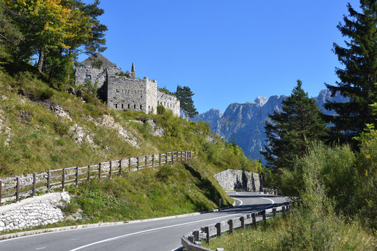 Auf dem Predilpass in Slowenien