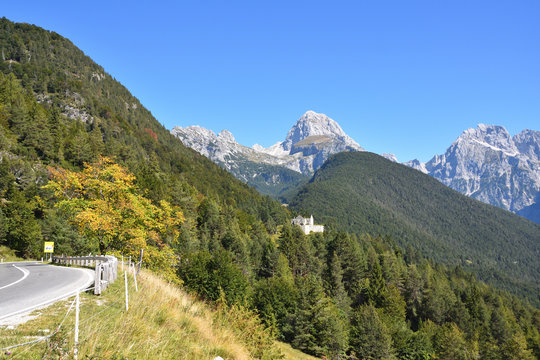 Auf dem Predilpass in Slowenien