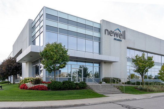 Brampton, Ontario, Canada - October 5, 2019: Newell Brands Canada in Brampton, Ontario, Canada. Newell Brands is an American worldwide maker, marketer and distributor. 