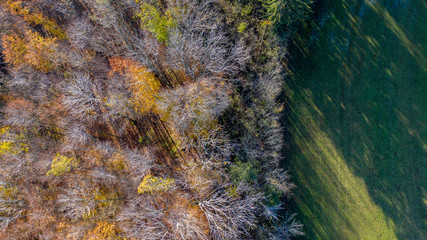 Herbst auf der Schwäbischen Alb - Luftbild