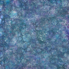 Blue and Purple Abstract Background Illustration with Hexagons