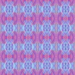 Magical pink and orange seamless pattern