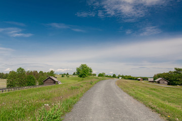 Kizhi. rural landscape