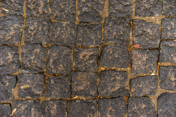 paving stones in the old town