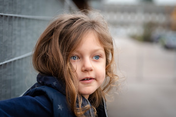 portrait of a little girl