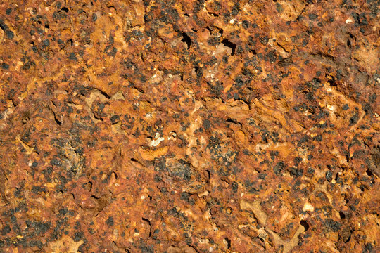 texture of laterite wall 