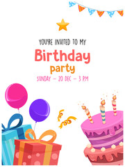 BIRTHDAY INVITATION CARD