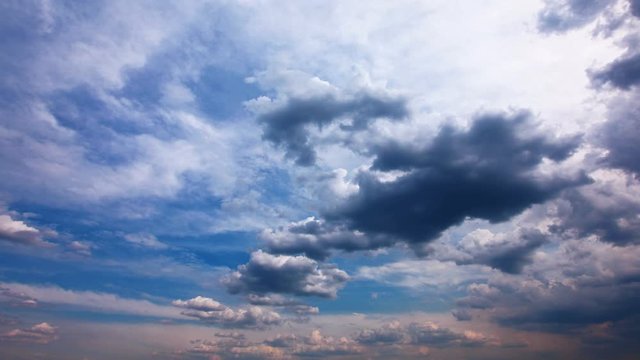sky and clouds. 4K. FULL HD, 4096x2304.