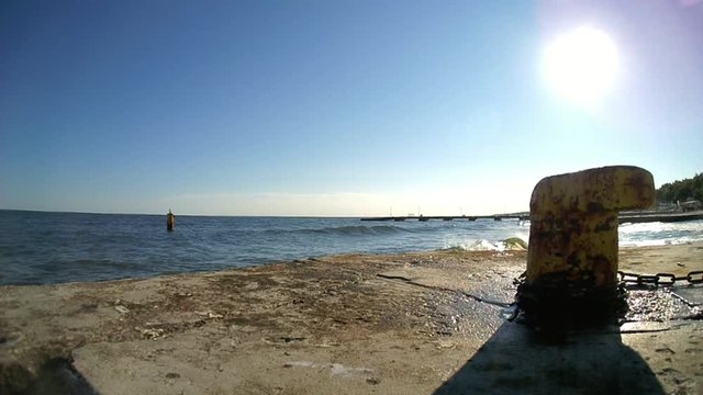 Bollar in the malasyan port 