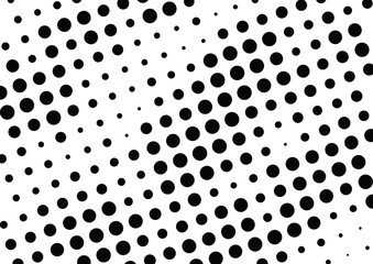 Abstract halftone dotted background. Futuristic grunge pattern, dot and circles.  Vector modern optical pop art texture for posters, sites, business cards, cover, postcards, labels, stickers layout.