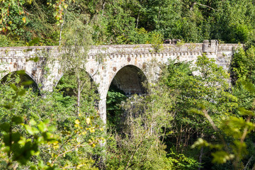 Fototapeta na wymiar Killiecrankie Viaduct in the Scottish Highlands