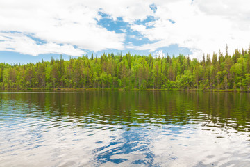 Solovki.  landscape lake day