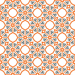 Geometric ornamental vector pattern. Abstract background. Pattern using for fabric background, tiles
