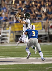 Fototapeta premium Football player in action during a game in South Texas