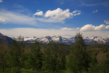 Naklejka premium Wasatch Mountains of Utah