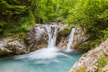 waterfalls in Italy