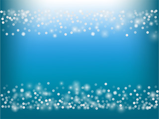 Falling Snow Confetti Winter Vector Background. 