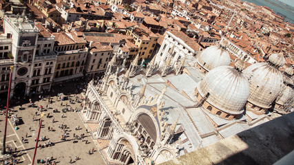 aerial view of Venice, italy