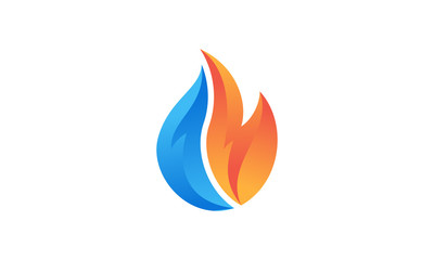 Fire logo stock image