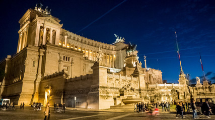 Monument to the Unknown Soldier, also called Altare della Patria, in Rome