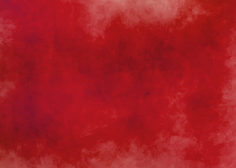 Abstract modern painting . Painted paper , canvas , wall . Textured background in red tones.