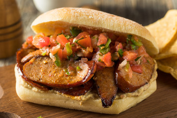 Spicy Homemade Chorizo Sandwich