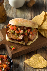Spicy Homemade Chorizo Sandwich