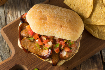 Spicy Homemade Chorizo Sandwich