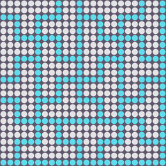 Abstract seamless small circles pattern. Groups of circles.