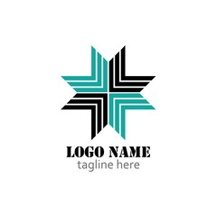 Obraz premium Business Element icon, Corporate vector logo design template