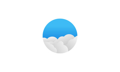 Cloud logo vector stock image