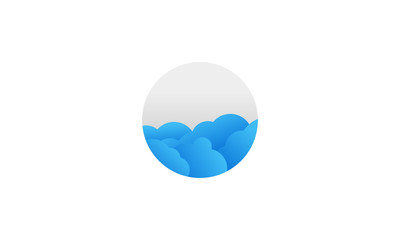 Cloud logo vector stock image