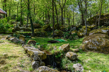 Point of the Serra da Estrela in Portugal
