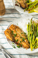 Homemade Sauteed Whitefish Dinner