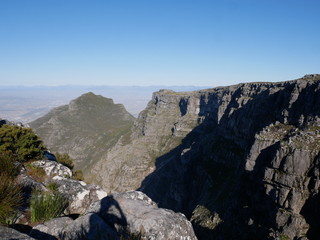 Fototapeta na wymiar Vue Table Mountain Cape Town Afrique du Sud