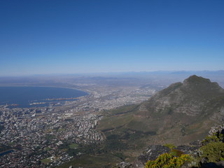 Vue Table Mountain Cape Town Afrique du Sud