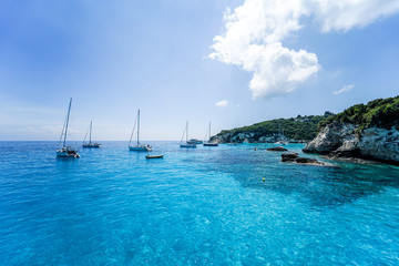 Fototapeta premium Wyspa Antipaxos po południu