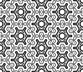 Abstract thin line seamless pattern. Linear ornamental geometric background. Wrapping paper. Vector illustration.             