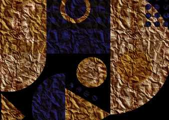 abstract ethnic geometric pattern design