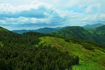 Slovakia-view from the Journey of the Heroes of SNP in the Low Tatras