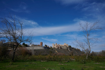 Castle-palace of Escalona of the fifteenth century and Mudejar style in Escalona del Alberche, Toledo_Spain