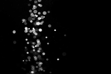 Background abstract, pink powder in the air.