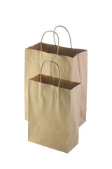  paper craft packages of different sizes on a white background