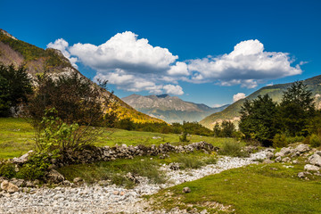 Landscape of Prokletije National - Montenegro
