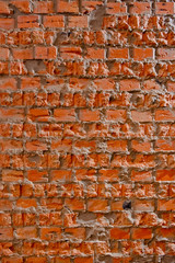 old red brick wall background