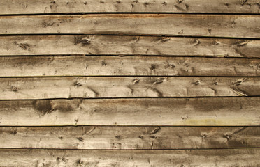 Full frame old weathered natural wood boards texture background