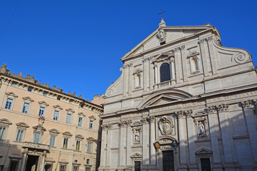 Fototapeta na wymiar Kirche Il Gesù (Jesuitenirche), Rom