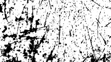 Grunge pattern. Metal Surface with Scratches. Black white texture. Distress grain. Grungy dirty overlay. Stock vector illustration